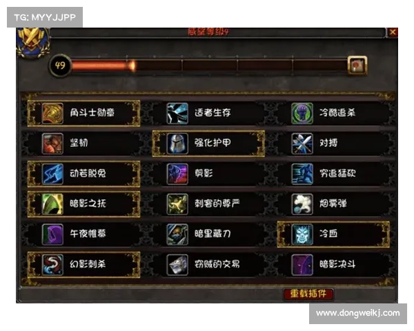 魔兽世界盗贼技能等级查询